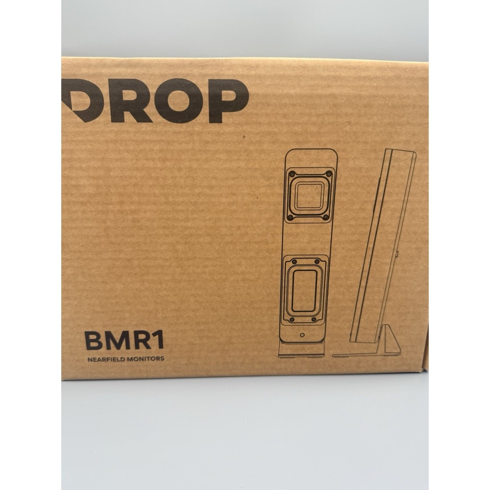 DROP BMR1 V2 Nearfield Monitors Compact Desktop Speakers Bluetooth & Analog NEW - Picture 3 of 4